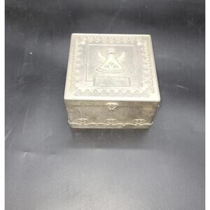 Things Remembered Angel Embroidered Swarovski Crystal Wings Jewelry Box Decor 7